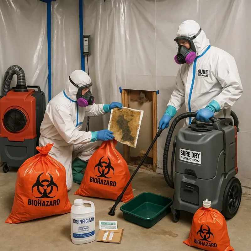 Contaminated Water Handling Protocols process in Frazeysburg, OH